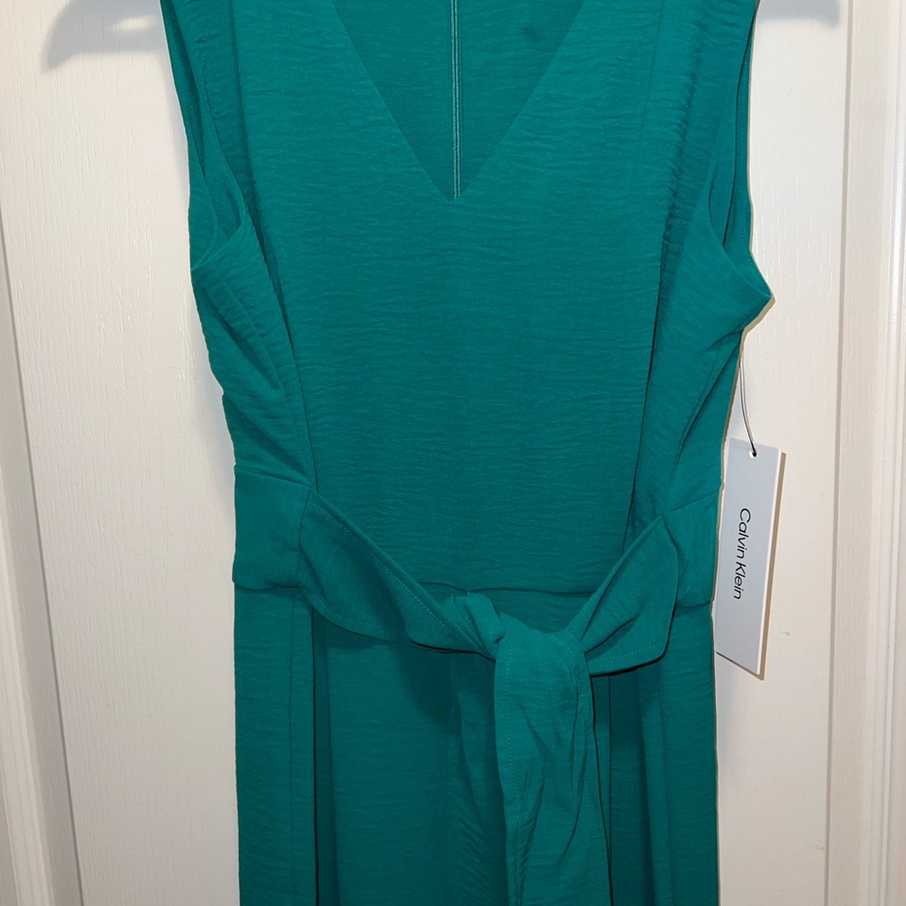 Calvin Klein Green Sleeveless Sheath jump suit - Picture 3 of 8